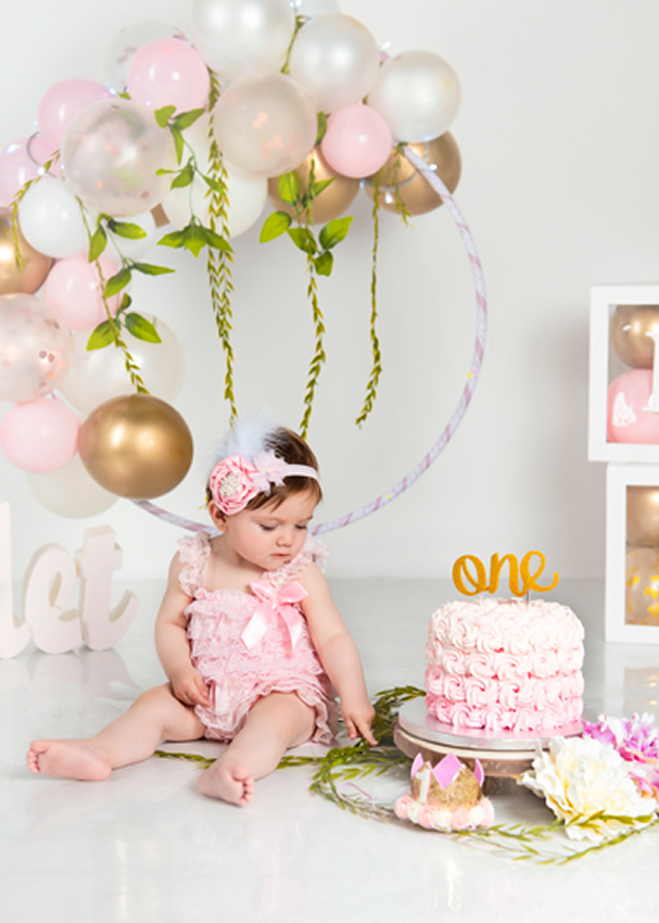 niña con tarta