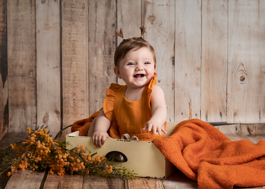 niña riendo